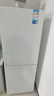 美的（Midea）181升两门冰箱白色两门小户型客厅家用电冰箱租房宿舍低音节能低噪可冷藏冷冻不占地MR-190E 实拍图