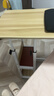 修乐电脑桌懒人床边桌台式家用简约书桌宿舍简易床上小桌子可移动升降 【可升降】白枫木色80cm 实拍图