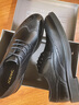 奥康（Aokang）男士商务正装皮鞋婚宴雕花牛皮布洛克鞋子黑色43码 实拍图