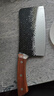 王麻子家用菜刀 厨房专用砍骨剁斩大骨剁肉牛羊骨刀具【手工古法锻打】 实拍图