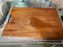 京东京造 菜板 砧案板切菜实木双面分切抗菌【乌檀整木】加厚40*28*3cm 实拍图