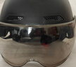 轩沁轩香电动车头盔骑行男女士半盔摩托车电瓶车冬季防冻保暖夏天遮阳防晒帽四季通用盔3c认证雾天用安全帽 哑黑茶短【升级3C款】 均码 实拍图