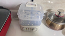 美的（Midea）煮蛋器蒸蛋器 双层家用迷你小蒸锅 早餐 鸡蛋羹自动断电防干烧便携式家用MZ-ZDE2015 实拍图