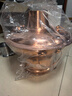 炊老爷（CHUILAOYE）老式北京铜火锅木炭纯铜锅火锅专用锅具家用鸳鸯锅碳土火锅锅具 实拍图