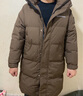 鸭鸭男士中长款羽绒服极寒保暖冬季加厚男女同款时尚潮流休闲外套男装 实拍图