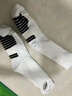 NICEID NICE中长筒篮球袜 实战毛巾底专业精英袜子防滑透气运动袜子男女 白色-粉logo【实战级】 均码 实拍图