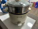 九阳（Joyoung）电煮锅电热锅泡面火锅宿舍小电锅电蒸锅寝室2.5L蒸煮一体蒸屉蒸笼电蒸锅HG25-G201S 实拍图
