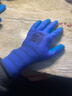 星宇 浸胶劳保手套 优耐保半挂乳胶压纹防滑耐用 工业工地工作木工钢筋工建筑防护手套 12付 蓝色 A688【耐磨透气柔软】 实拍图