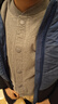 左西男童校服神器2025新款儿童棉服棉袄保暖冬季上衣加厚 蓝色 150 实拍图