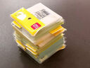 得力（deli）300张5色浅调系列淡彩简约便利贴 76*51mm便签本/记事贴/ 自粘留言本 办公用品 BT132 实拍图