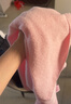 金号新疆棉浴巾A类纯棉柔软吸水情侣洗澡巾 单条 140*72cm 320g藕粉色 实拍图