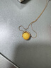 白岚蜜蜡项链女925银吊坠锁骨链时尚轻奢优雅高级气质新年礼物送老婆 蜜蜡项链（12-13mm） 实拍图