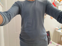 三枪秋衣秋裤男士纯棉薄款圆领打底棉毛衫裤无侧缝抗静电保暖内衣套装 实拍图