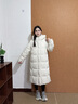 波司登羽绒服鹅绒女士超长款商务连帽外套商场热卖同款B250244174 实拍图