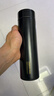 炊大皇 保温杯 316L医用级不锈钢茶水分离商务便携保温杯 黑色 490ml 实拍图