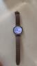 威千图适用华为手表GT6/GT5/5pro/GT4/WATCH5手表表带真皮时尚男女生41/42mm丨18MM接口【银扣棕色】 实拍图