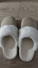 朴西冬季防水可拆卸棉拖鞋女士保暖室内厚底防滑可外穿 卡其色 40-41 实拍图