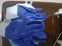 德力西电气手套工作劳保丁腈丁晴手套防滑耐磨干活防水防油浸胶劳动手套 【经济款蓝色丁腈】12双 实拍图