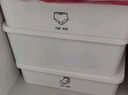 百草园内衣收纳盒家用文胸内裤袜子多功能储物盒衣柜分格整理箱三件套白 实拍图