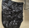 利得平口垃圾袋黑色130*150cm50只单面1.8丝特大号加厚商用办公酒店 实拍图