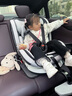 法雷曼儿童安全座椅汽车用0-12岁360度旋转婴儿宝宝车载坐躺i-Size认证 魔力灰pro【钢骨架+支撑腿】 实拍图