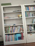 阿格贝贝图书馆书架钢制家用书柜落地置物架客厅卧室多层储物架至尊版 至尊版1.8米高1米宽白色主架 实拍图