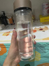 富光男女士双层玻璃杯 高硼硅玻璃304茶隔水杯子 带茶隔泡茶杯320ml 实拍图
