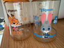 贝亲（Pigeon）迪士尼疯狂动物城PPSU双把手彩绘奶瓶240mL M号 3月+ 都市尼克 实拍图