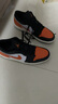 Jordan男休闲鞋乔丹 橙色扣碎AJ1 JORDAN 1运动鞋553558-081白橙42 实拍图