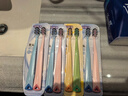 舒客46孔宽头软毛牙刷10支装抗敏护龈双螺旋刷丝深洁新老随机发 实拍图