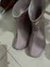 丽都依臣 雨鞋女 低筒劳保防水水鞋时尚外穿雨靴防滑防水胶鞋加厚耐磨钓鱼厨房工地洗车专用定制轻便舒适 实拍图