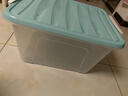 茶花 大号收纳盒可视玩具储物箱书本箱子衣服透明家用收纳盒 3只 实拍图