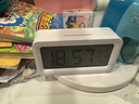 得力（deli）儿童节礼物多功能背光电子闹钟儿童智能钟学生专用起床神器开学必备 白LE103开学必备礼物开学季 实拍图