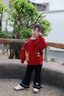 嘟嘟家宝宝拜年服冬装儿童冬季新年红色毛衣男童针织衫女童长袖上衣童装 红色 110 晒单实拍图