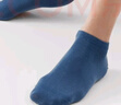 海澜之家袜子男女短筒纯棉100%棉抗菌消臭抗起球纯色运动休闲短船袜5双装 实拍图