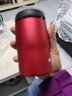 虎牌（TIGER）不锈钢保温保冷杯原装进口水杯MJA-B024-RMT深红色240ML 实拍图