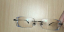 菲尔渡边钻石切边无框眼镜男士高度可配超轻钛架近视配成品高度数福音Q7 钛架+1.61超韧非球无色套餐 实拍图