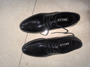 百丽男鞋商务正装皮鞋休闲增高软底真皮鞋10503AM0 黑色-绒里2 42 实拍图