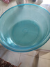 【京东物流】洗脸盆加大加厚家用大号洗菜盆洗衣盆内裤收纳盆子 蓝色 超大32*12cm-加号厚不怕摔 实拍图