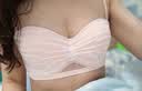多情猫内衣通杯聚拢收副乳蕾丝文胸 粉色   70B  (建议80-100斤)  实拍图