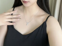唯一（Winy）四叶草999纯银项链女款莫桑钻吊坠生日元旦新年礼物送女朋友首饰 实拍图