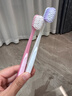 高露洁（Colgate）宽密柔多巴胺宽头牙刷2支 超软毛成人牙刷小头男士女士敏感牙龈 实拍图