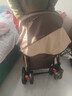 安贝尼 婴儿推车可坐可躺双向推行小孩手推车四轮减震可折叠BB车 尊享版-卡其色（四轮减震） 实拍图