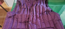 鸭鸭（YAYA） 奶奶羽绒马甲女老年人内搭坎肩中老年妈妈装外穿秋冬背心外套K 紫色 4XL 实拍图