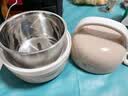 LOTOR徕多电热饭盒自热插电保温热饭器蒸饭器上班族带饭神器办公室蒸煮可加热饭盒 1.45L 粉色+餐具【304钢内胆】 实拍图