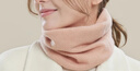 玖慕（JIUMU）纯羊毛保暖围脖女秋冬加厚防寒护颈女生脖套冬天户外围巾女冬季 实拍图