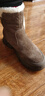 Dickies女士雪地靴女靴冬季加绒加厚短靴保暖棉鞋靴子 驼色 36  实拍图