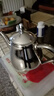 三洽（SANQIA） 不锈钢茶壶泡茶壶精致加厚带滤网不锈钢餐厅茶壶家用电磁炉专用 无滤网 1200ml 实拍图