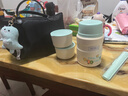 膳魔师（THERMOS）儿童餐具焖烧杯316L不锈钢宽口焖烧罐保温饭盒带餐包餐具上学TCLF 实拍图