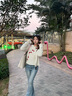 MILDREN KROE包包女款2026年新款大容量托特包MK女包七夕情人节礼物送老婆女友 米白色【精美礼盒包装】 实拍图